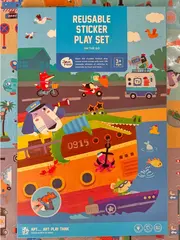 Многоразовые стикеры 