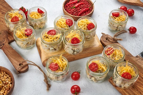 Салатик из говяжьего языка, 12 шт.