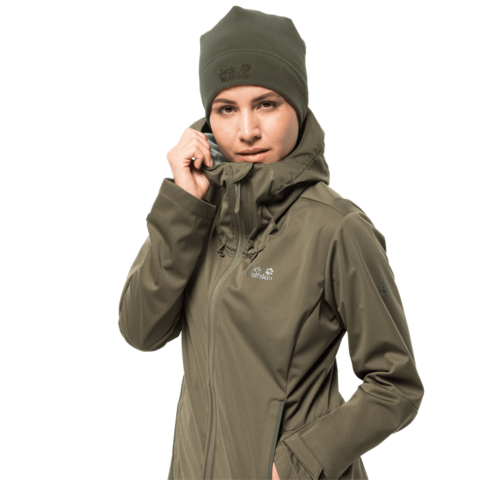 Картинка шапка Jack Wolfskin real stuff cap woodland green - 2