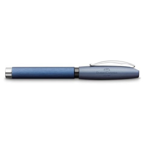 Ручка перьевая Faber-Castell Essentio Aluminium Blue, F  (148441)