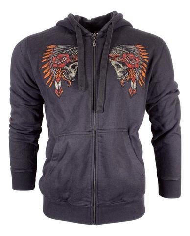 Affliction | Худи мужское IRONHORSE TRIBE Biker A23153 байкерское перед
