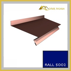 Отлив оконный металлический 100мм RALL 5002-Ультрамариновый синий 2м