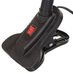 Светильник настольный на прищепке, E27, 60 Вт, черный, Lofter, 108-blk/270794