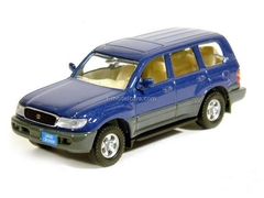 Toyota Land Cruiser VX.R 1998 blue Yatming 1:43