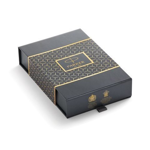 Набор подарочный Parker Sonnet, LaqBlack CT, шариковая ручка + чехол (2018900)