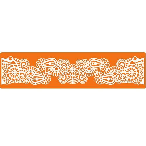 Коврик силиконовый для пасты Sugar Dress 10х40см 40-WD016T