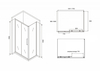 Abber Schwarzer Diamant AG30170BH-S100B Душевой уголок, 170x100x195