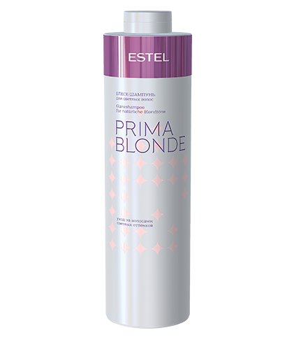 ESTEL PRIMA BLONDE Блеск-шампунь для светлых волос, 1000 мл