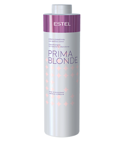 ESTEL PRIMA BLONDE Блеск-шампунь для светлых волос, 1000 мл