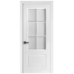 Купить Межкомнатная дверь эмаль Богемия 5 белая остеклённая