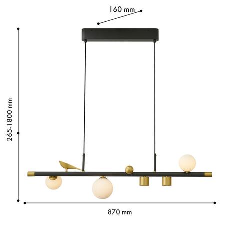 Подвесной светодиодный светильник Favourite Sparrow 4324-5P