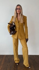 Брюки вельветовые охра