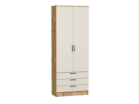 Шкаф двухстворчатый Стиль ШК-803 с ящиками Cashmere In 2S Дуб Вотан