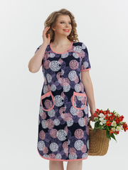 4728 Халат на пуговицах