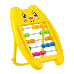 Счеты детские MC-Basir, пластиковые на подставке, 16.5*14 см, серия "Котёнок", для обучения счету ребенка