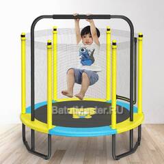 Батут с сеткой с П-образной ручкой, диаметр 5 фт