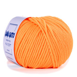Пряжа Lana Gatto Maxi Soft 14472 оранжевый неон