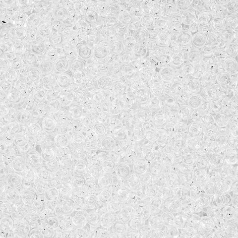 Японский бисер TOHO Demi 11/0 (№1), прозрачный глянцевый