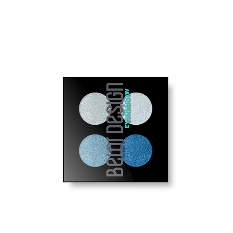 Тени д/век Delicate (сборки 4-х цветные) сборка №49 синие  5.6г NEW  (Польша)