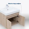 Aquanet 345361 Тумба с раковиной Оптима 80 цв. дуб светлый (345361)
