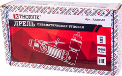 Thorvik AAD1500 Дрель пневматическая угловая 15000 об/мин., патрон 1-10 мм 52640