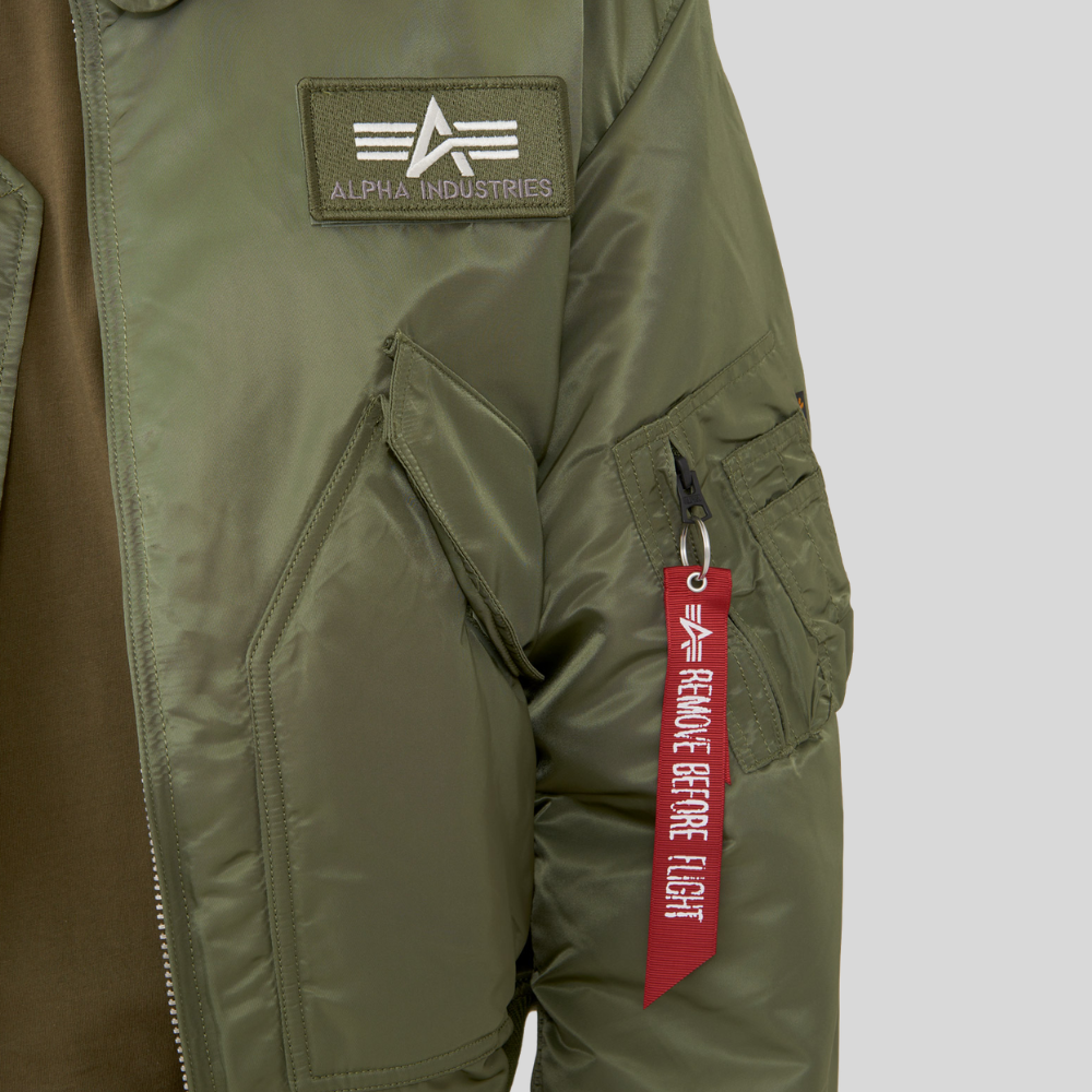 Куртка Alpha Industries CWU 45/P Sage Green (Зеленая) - купить по