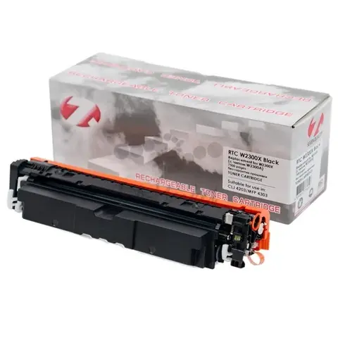 Тонер-картридж HP Color LJ 4203/4303 W2300X Black (7.5k). (с чипом W2300A) 7Q