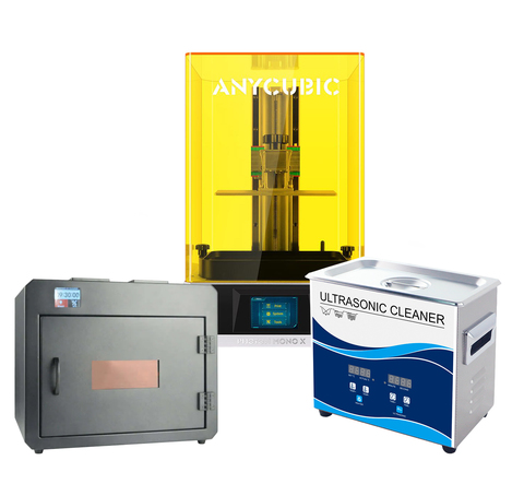 Anycubic Photon Mono X + Granbo GS0203, 3,2 л + Wanhao Boxman-1