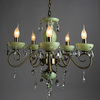 Люстра Arte Lamp Onyx green A9592LM-5AB