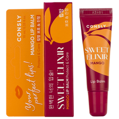 Бальзам для губ с экстрактом манго CONSLY Sweet Elixir Mango Lip Balm 10 мл