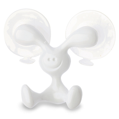 Крючок для душа настенный bunny, organic, молочный