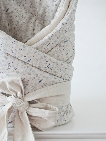 Одеяло стеганое Синички