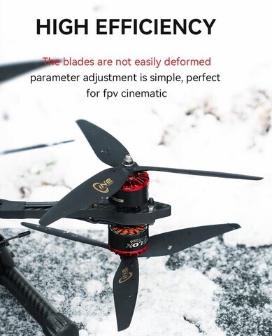 Пропеллер нейлоновый C8.5*5*3 трёхлопастной Cinelifter T-Motor (пара)