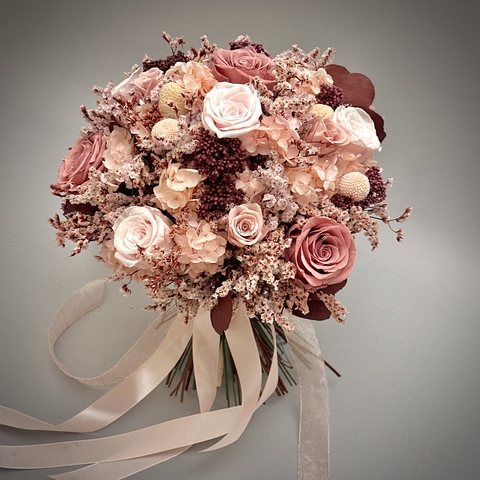 «Сакура» - букет из стабилизированных цветов