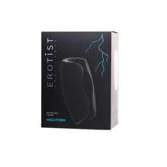 Мастурбатор мужской Toyfa Erotist Hailstorm, перезаряжаемый , силикон, черный, 14,7 см