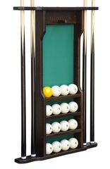 Киевница настенная универсальная из ясеня (цвет черный орех, 86 х 63 х 9 см)