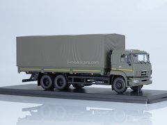 KAMAZ-65117 flatbed truck (restyling) with awning 1:43 Start Scale Models (SSM)