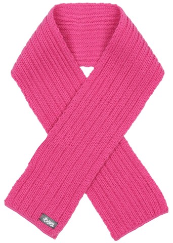 Вязаный розовый шарф Doll
