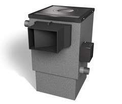 Котел отопительный твердотопливный с водяным контуром АОТВК-1-18-6