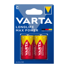 Батарейка Varta LONGLIFE MAX POWER (MAX TECH) LR14 C BL2 Alkaline 1.5V (4714)
