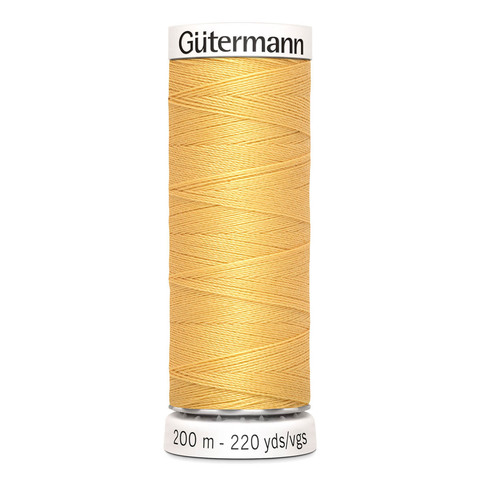 Нить Sew-All 200 м, Gutermann, 415 желтая охра