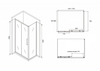 Abber Schwarzer Diamant AG30170BH-S80B Душевой уголок, 170x80x195, цвет: чёрный