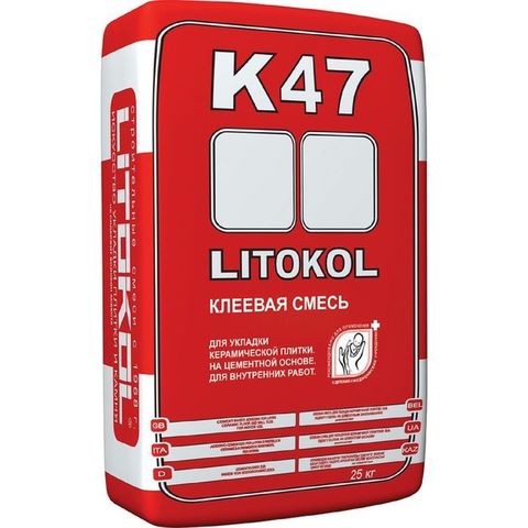 Клей плиточный ЛИТОКОЛ/LITOKOL К47, 25кг