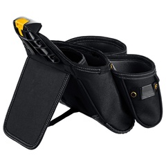 KRAFTOOL KP-15 с быстросъёмным креплением FastClip, 15 карманов и петель, 350 х 320 мм, поясная сумка (38771)