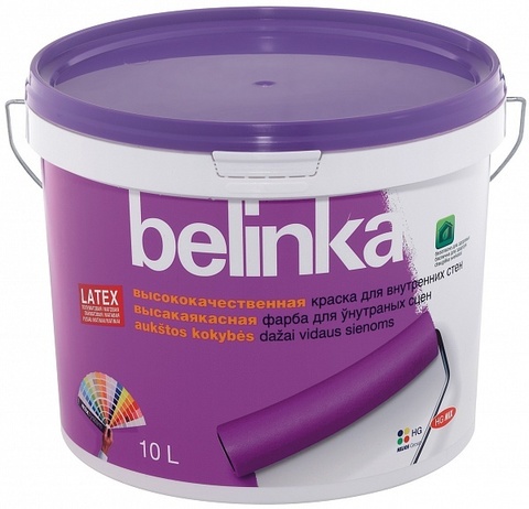 Belinka Latex Интерьерная краска для стен и потолков, база B1