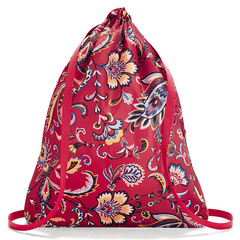 Рюкзак складной Mini maxi sacpack paisley ruby Reisenthel