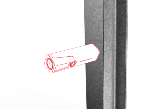 Фонарь универсальный Led Lenser IW3R чёрный 3.7Вт , светодиодный, (502173)