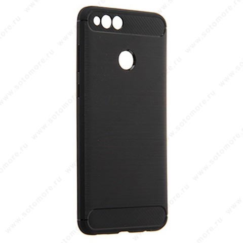 Накладка Carbon 360 силиконовая для Huawei Honor 7X черный