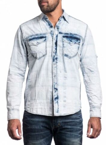 Affliction | Рубашка мужская Take A Swing 110WV460 перед