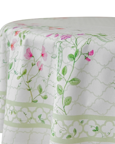 Скатерть круглая 168см Mix&Match Home Душистый горошек